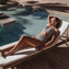 Annadiva Swim Checky Longline Bikinitop Black & White
