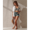 Annadiva Swim Checky Longline Bikinitop Black & White