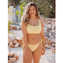 Annadiva Swim Checky Bralette Bikini Oberteil Citron