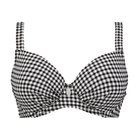 Checky Voorgevormde Balconette Bikinitop