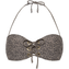 Beachlife Cheetah Bandeau Bikinitop Taupe
