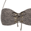 Beachlife Cheetah Bandeau Bikinitop Taupe
