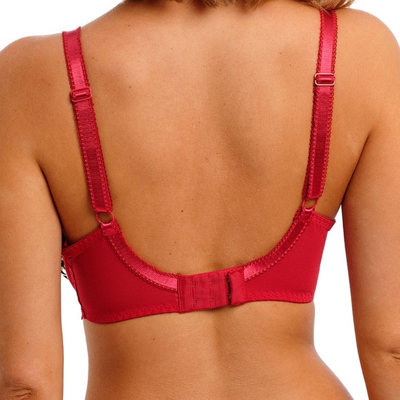 Freya Cherish Me Plunge BH Red Leopard