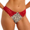 Freya Cherish Me String Red Leopard