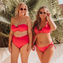 Annadiva Swim Cherry Pink Strikbroekje Cerise