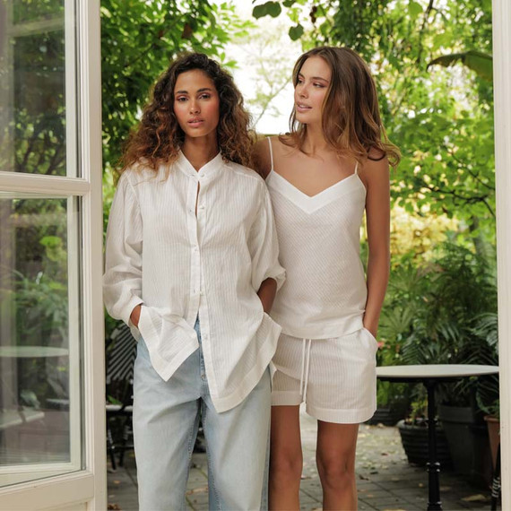 Antigel Chic Et Relax Pyjamabroekje Blanc 