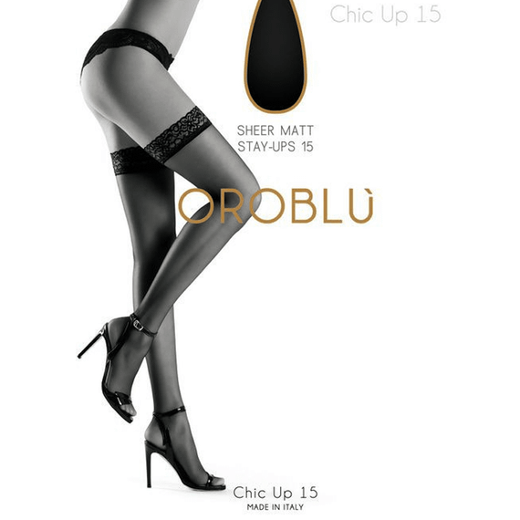 Oroblu Chic-up Kousen 15 Denier Black