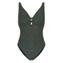 Annadiva Swim Chinese Fan Badpak Art Deco Bow