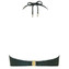 Annadiva Swim Chinese Fan Strapless Bikinitop Art Deco Bow