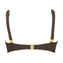 Annadiva Swim Choco Gold Bandeau Bikinitop Brownie