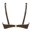 Annadiva Swim Choco Gold Plunge Bikinitop Brownie