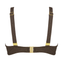 Annadiva Swim Choco Gold Voorgevormde Balconette Bikinitop Brownie