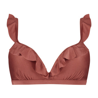 Chocolate Shine Plunge Bikinitop