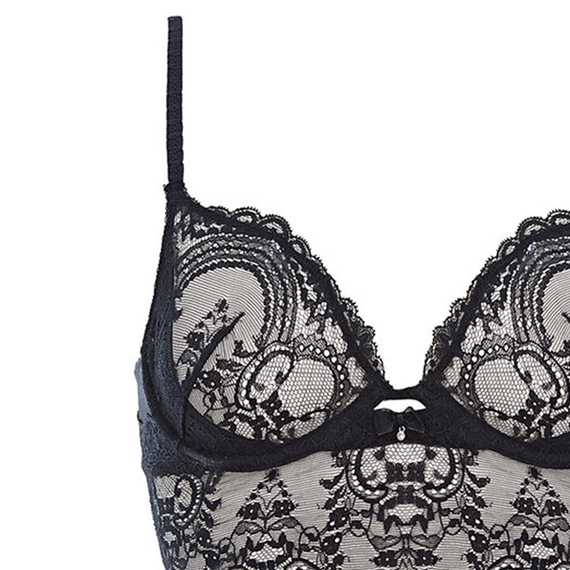 Wacoal Chrystalle Bralette Zwart - Annadiva