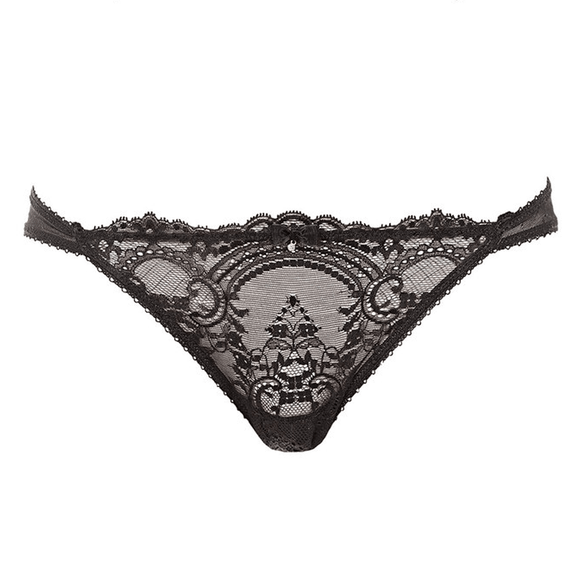 Wacoal Chrystalle String Zwart - Annadiva