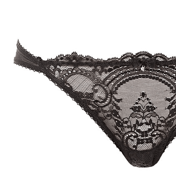 Wacoal Chrystalle String Zwart - Annadiva