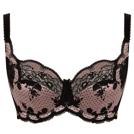Panache Lingerie Clara Full Cup BH Black Pink