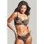 Panache Clara Full Cup BH Black Vintage Gold