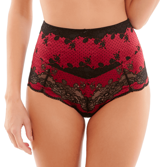 Panache Clara Hoge Slip Black Ruby