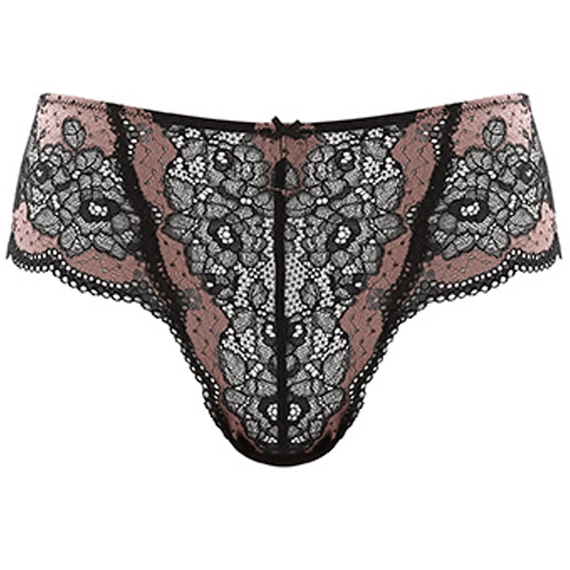 Panache Clara Slip Taupe Black 