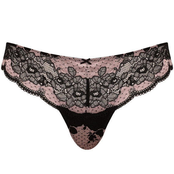 Panache Lingerie Clara String Black Pink