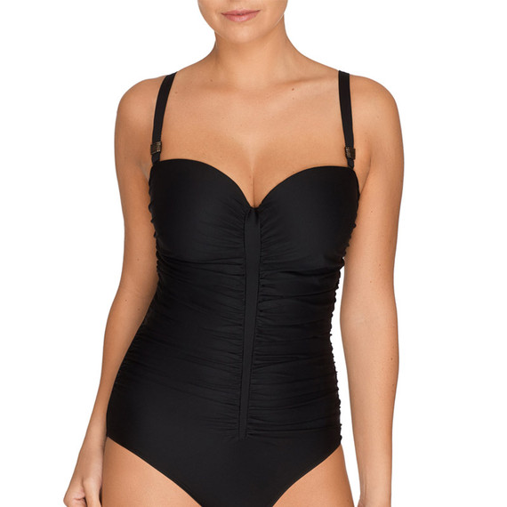 PrimaDonna Swim Cocktail badpak met voorgevormde cups zwart