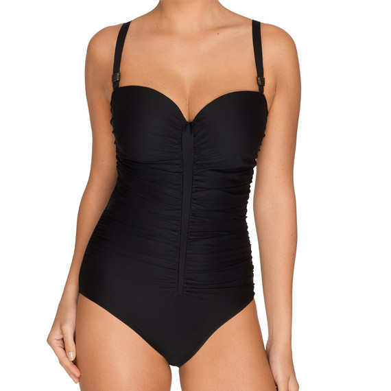 PrimaDonna Swim Cocktail badpak met voorgevormde cups zwart