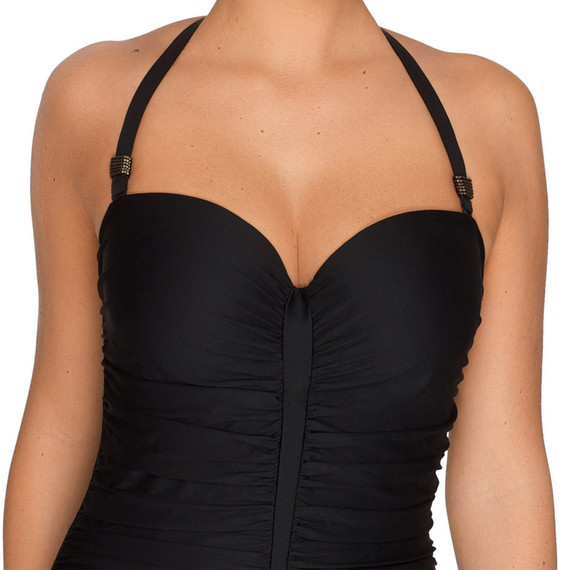 PrimaDonna Swim Cocktail badpak met voorgevormde cups zwart