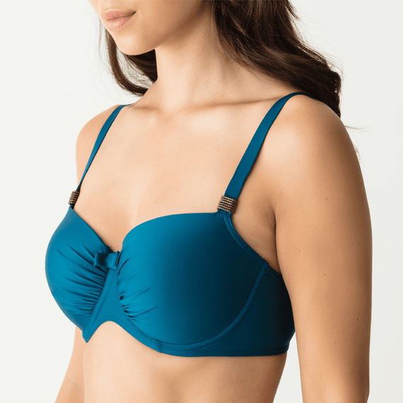 PrimaDonna Swim Cocktail Voorgevormde Balconette Bikinitop Booboo Blue
