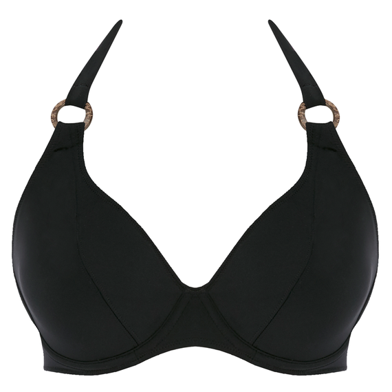 Freya Swim Coco Wave Halter Bikinitop Black