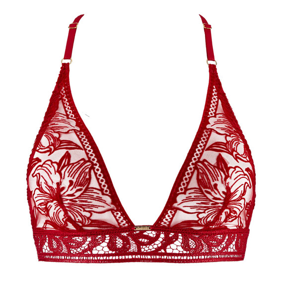 Aubade Coeur à Corps Triangle BH Rouge Rebelle