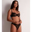 Aubade Coeur à Corps Half Cup BH Noir