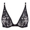 Aubade Coeur à Corps Plunge BH Noir