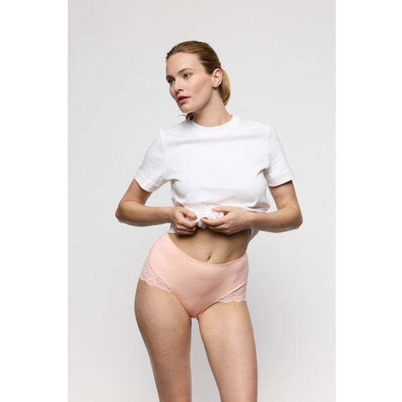 Marie Jo Color Studio Lace Korrigierende Taillenslip Glossy Pink