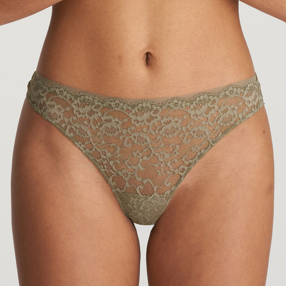 Marie Jo Color Studio Lace String Golden Olive