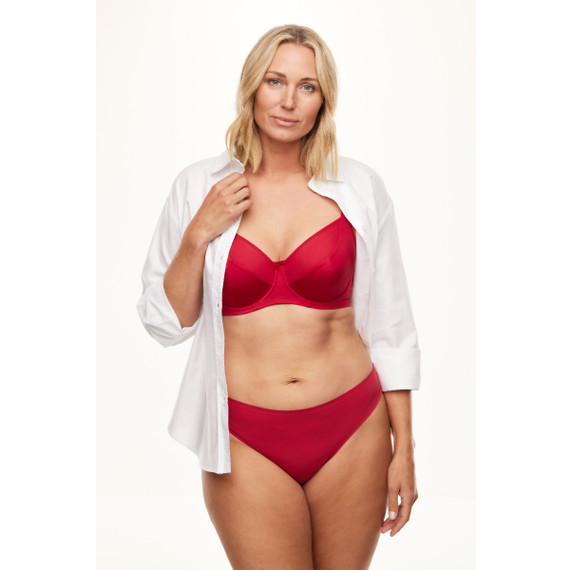 Annadiva Comfy High Waist String Jester Red