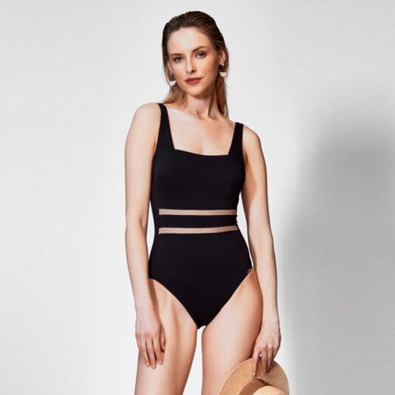 Maryan Mehlhorn Construction Beugel Badpak Black Sand