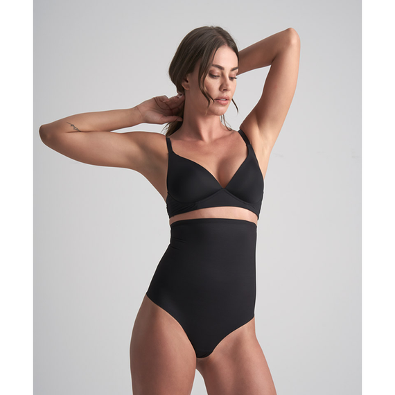 Bye Bra Corrigerende High Waist String Black
