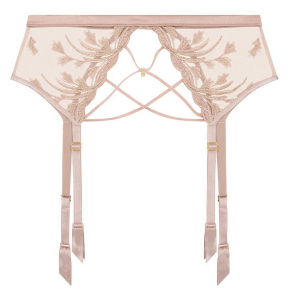 Aubade Cosmic Romance Jarretels Sand Rose