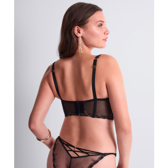 Aubade Cosmic Romance Longline BH Black Star