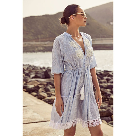 Iconique Cote Azur Strandjurkje Light Blue