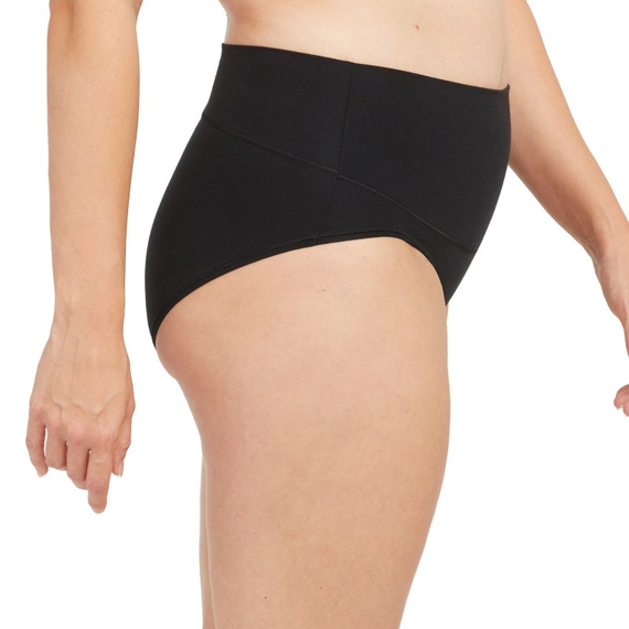Spanx Cotton Comfort Slip Very Black
