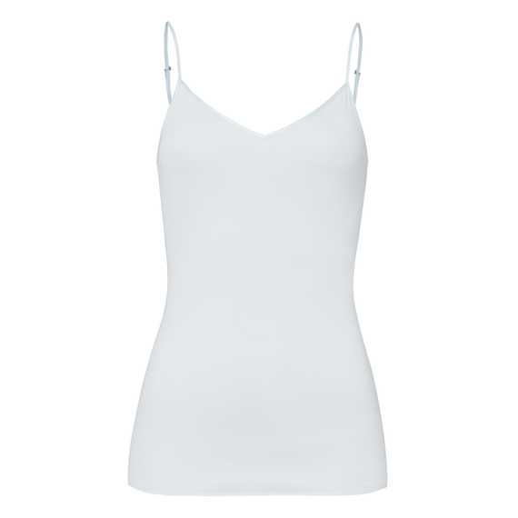 Cotton Seamless Top met Spaghettibandjes