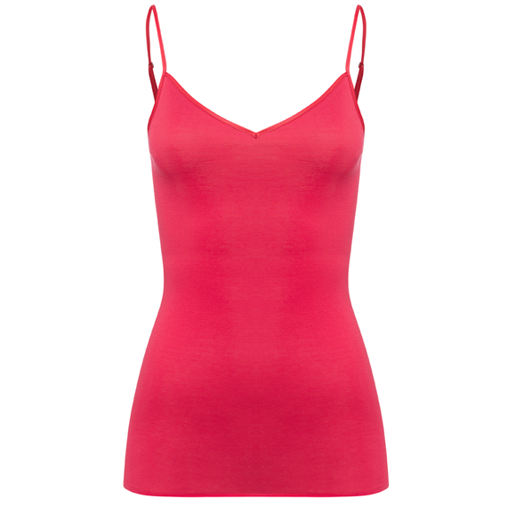 Cotton Seamless Top met Spaghettibandjes