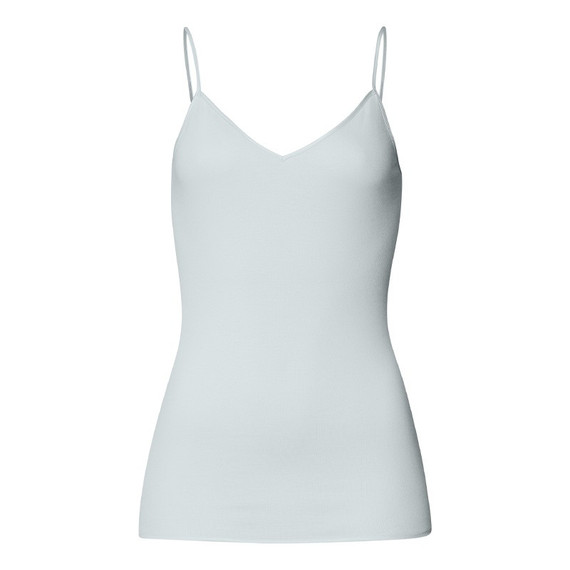 Cotton Seamless Top met Spaghettibandjes