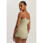Hanro Cotton Seamless Top met Spaghettibandjes Moss Green