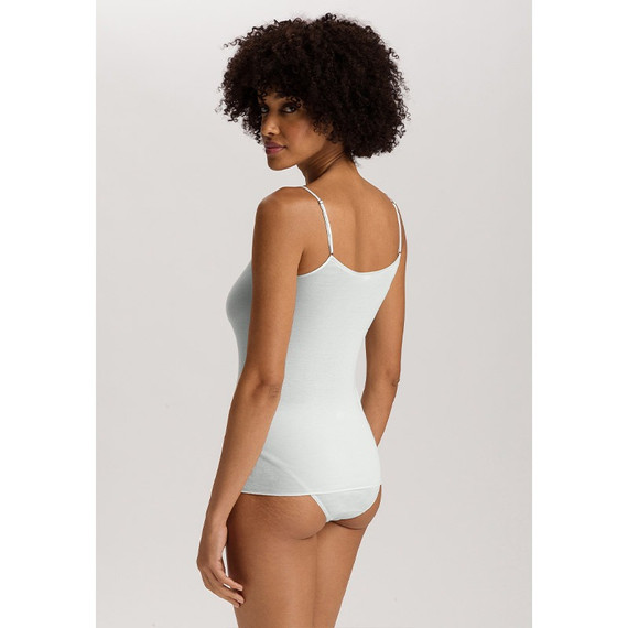 Hanro Cotton Seamless Top met Spaghettibandjes Vapor