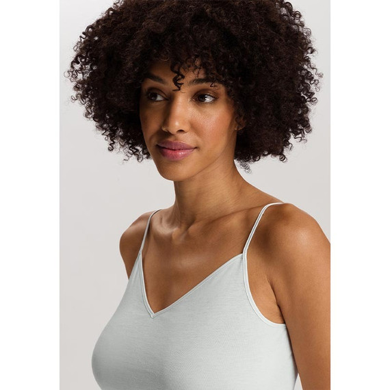 Hanro Cotton Seamless Top met Spaghettibandjes Vapor