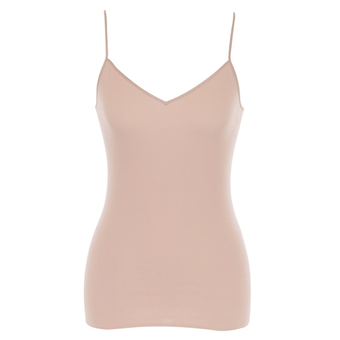 Cotton Seamless Top mit Spaghetti Trägern
