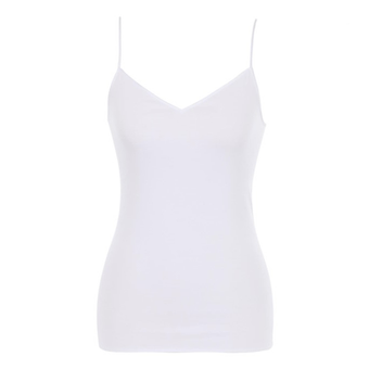 Cotton Seamless Top mit Spaghetti Trägern